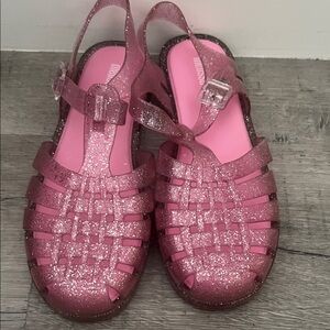 Melissa Pink Glitter Sandals
